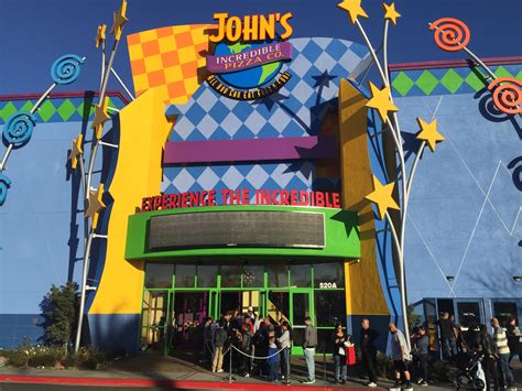 Johnny incredibles pizza - From gigantic balls to colorful lava lamps, we have prizes for all. From little kids to big kids, and those who still think they are a kid! JOHN'S VIP REWARDS. Earn free admission, games, rides, and more! Check out the Games & Attractions at John's Incredible Pizza CARSON. 
